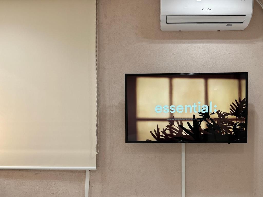 TV a/nebo společenská místnost v ubytování Hoho House