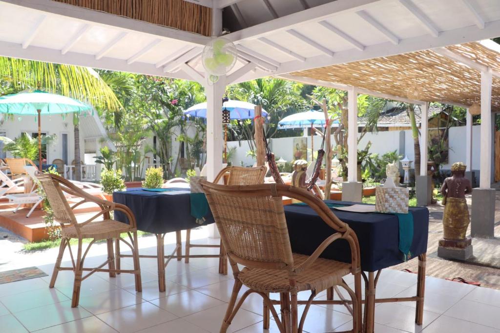 Patio nebo venkovní prostory v ubytování New Balengku Dua Hotel - Adults Only