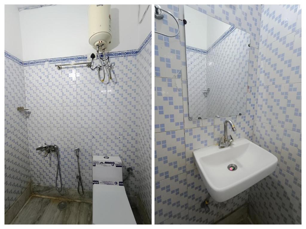 Koupelna v ubytování Hotel Hauz Khas Fort View