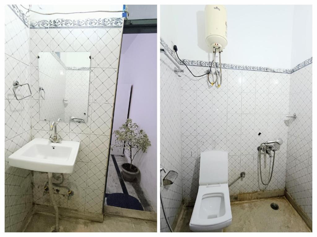 Koupelna v ubytování Hotel Hauz Khas Fort View