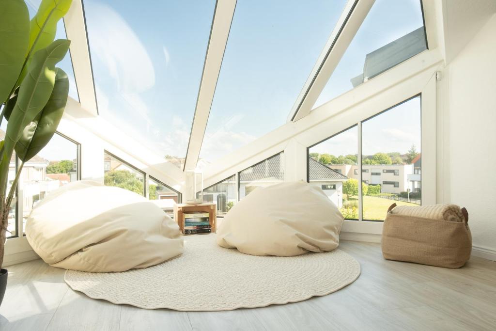 Posezení v ubytování Ostseesonne Lichtblick