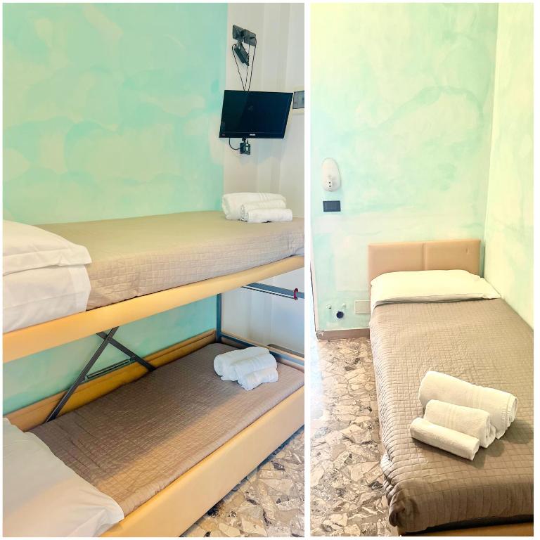 Postel nebo postele na pokoji v ubytování Hotel Vernel