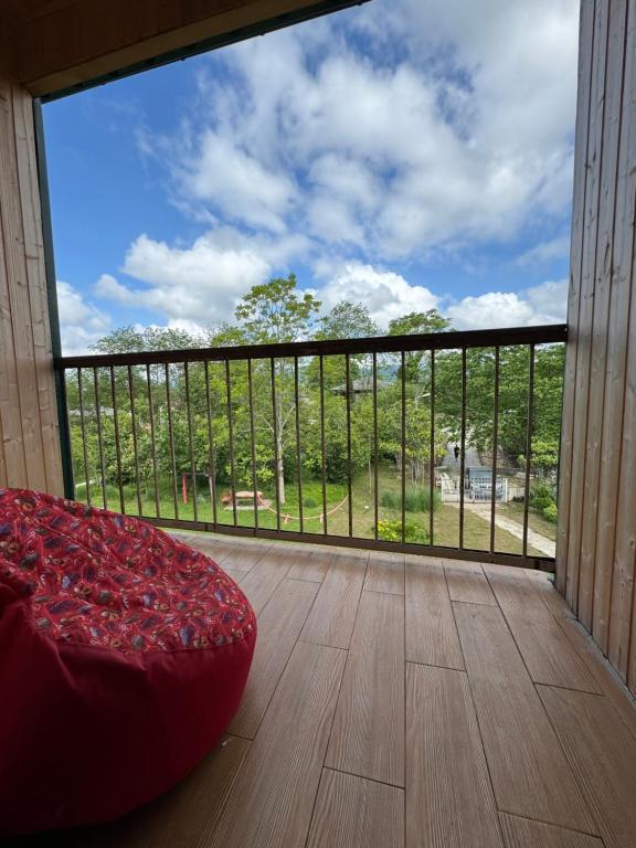Balkón nebo terasa v ubytování Guesthouse SANIKO