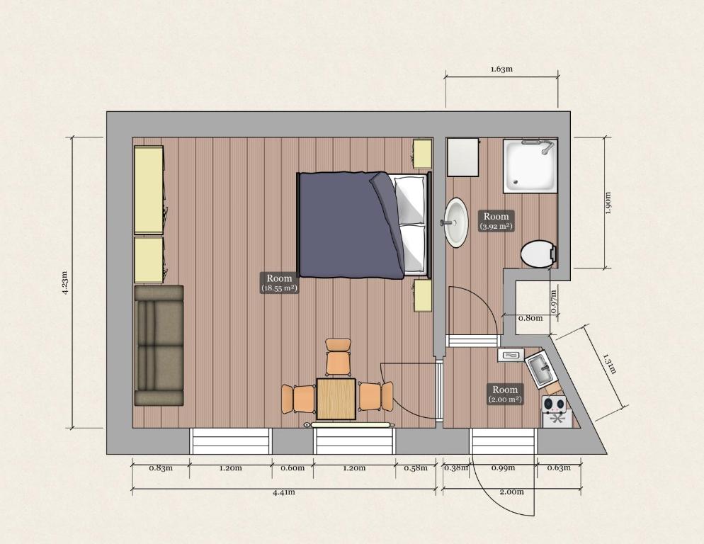 Small Cosy Apartment near the famous WESTEND City Center 1067 Budapest, Csengery utca kép - 1