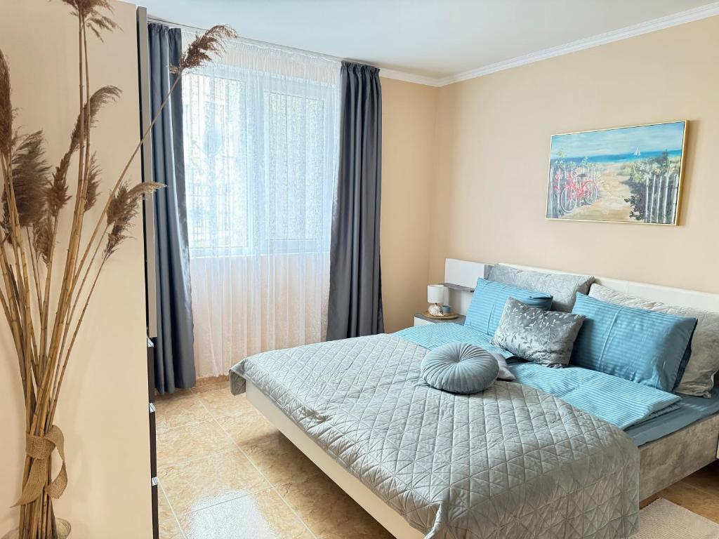 Postel nebo postele na pokoji v ubytování MaYana Beach Appartament