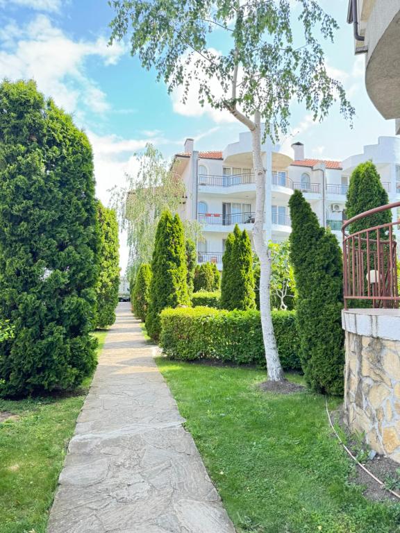 Zahrada ubytování MaYana Beach Appartament