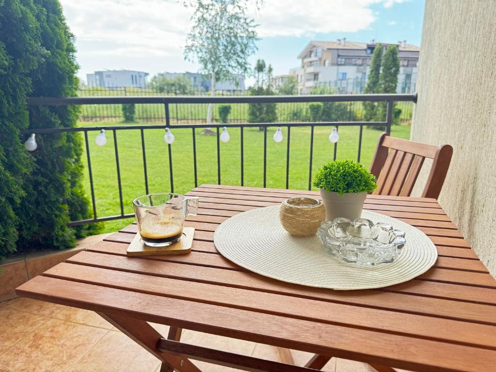 Balkón nebo terasa v ubytování MaYana Beach Appartament
