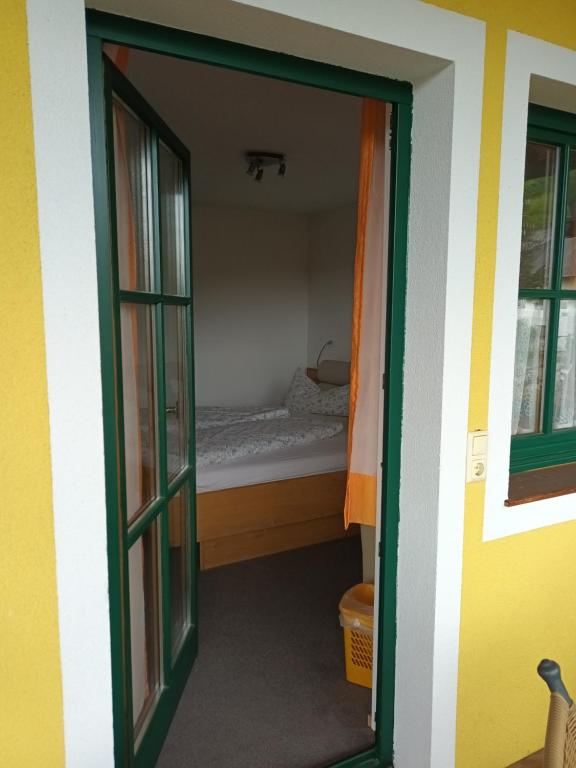 Postel nebo postele na pokoji v ubytování Landhaus Ebner