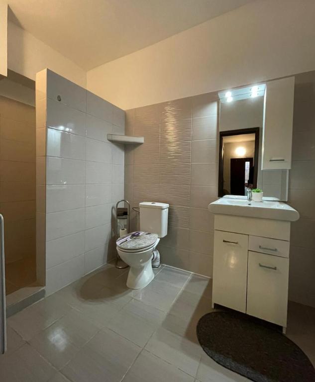 Koupelna v ubytování Apartmány IVETA