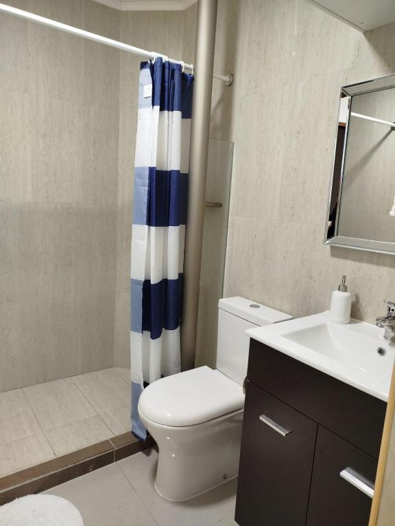 Koupelna v ubytování Hotel Ming Shen