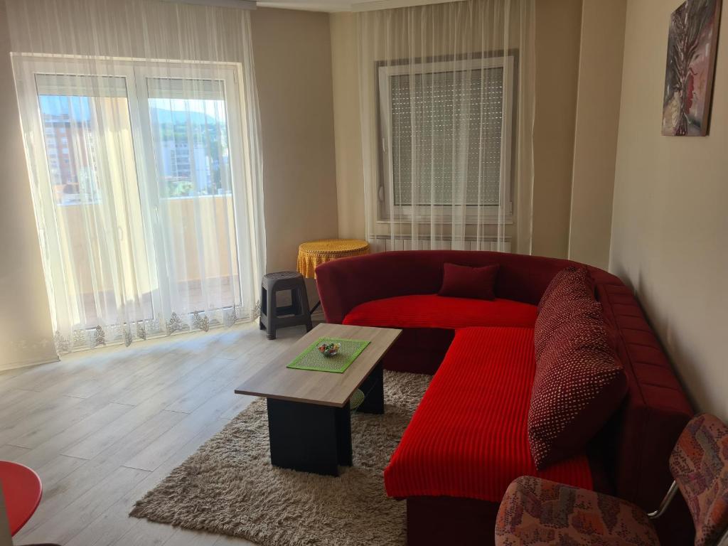 Posezení v ubytování Apartmani Loznica
