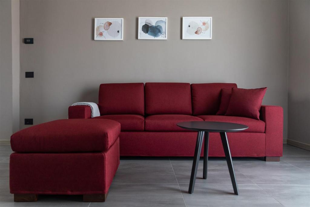 Posezení v ubytování IseoLakeRental - Soleaura