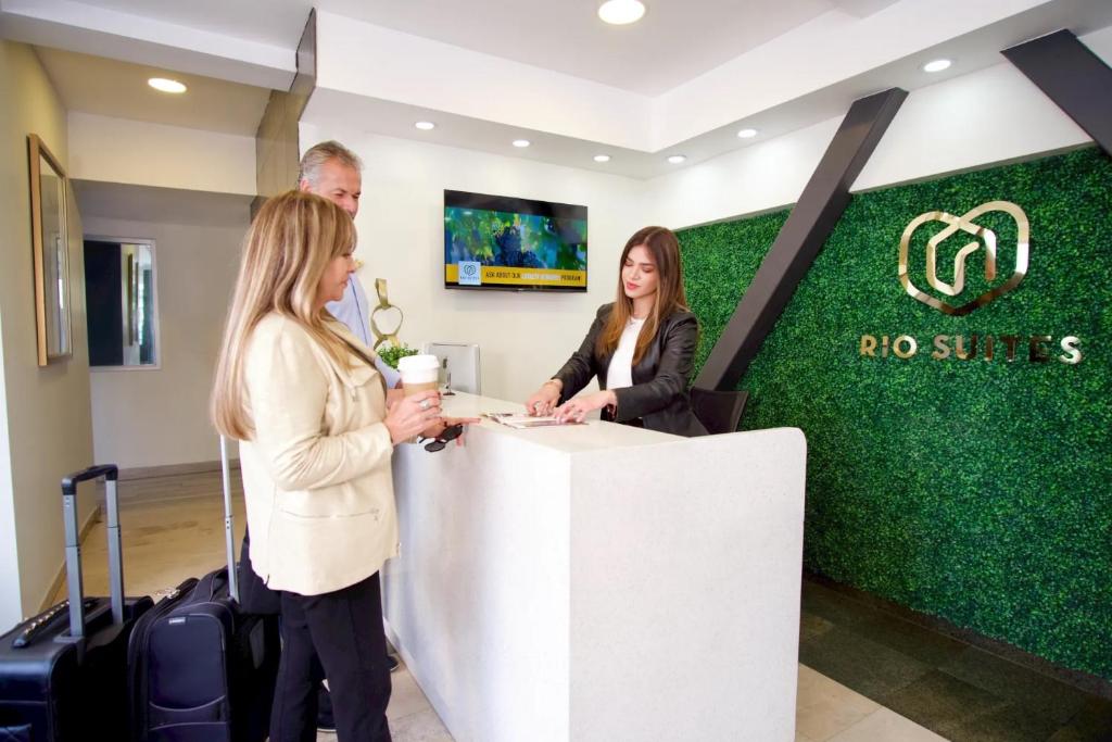 The lobby or reception area at Rio Suites