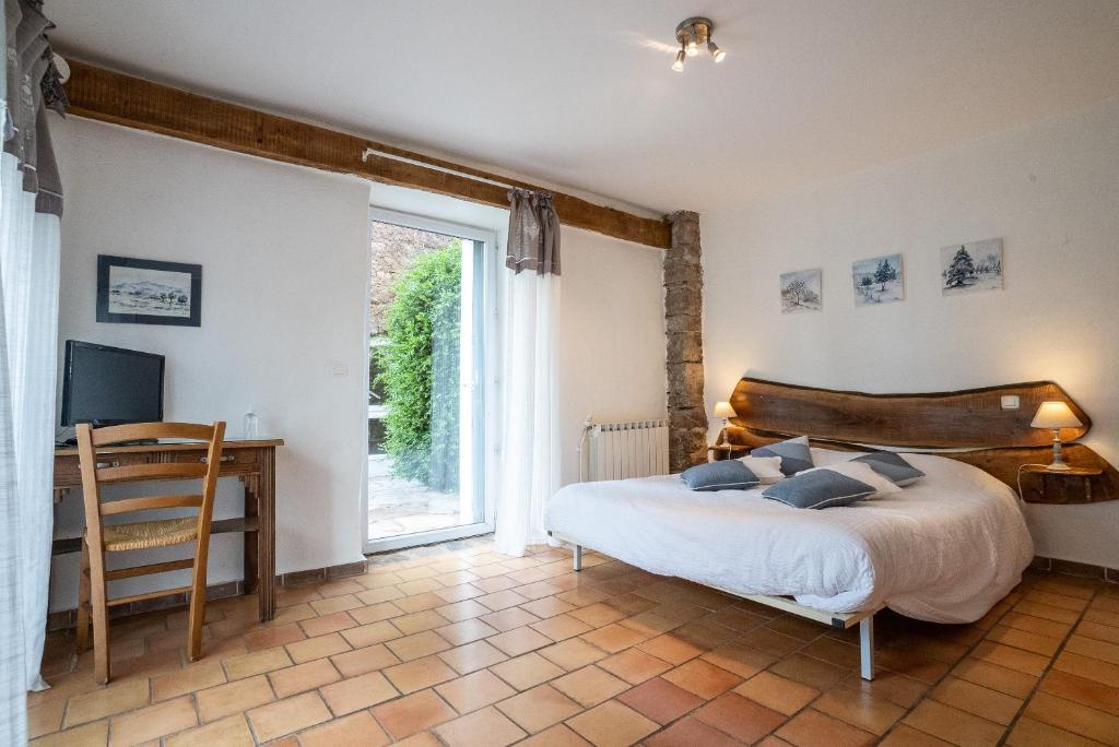 Le Pailler Chambres D'hôtes Restaurant Gîte piscine & spa - Habitación Doble