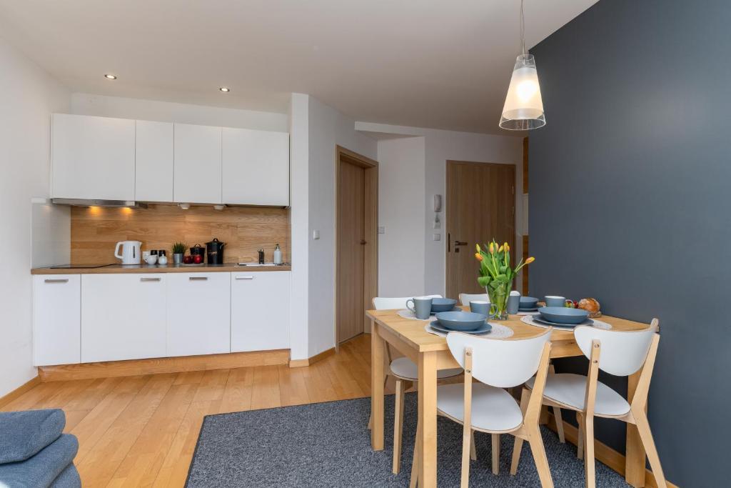 Kuchyňa alebo kuchynka v ubytovaní Apartamenty Orla