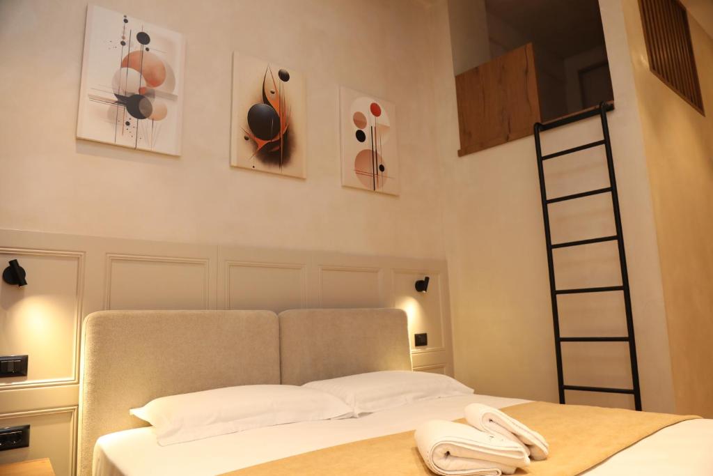 Postel nebo postele na pokoji v ubytování Z art Hotel
