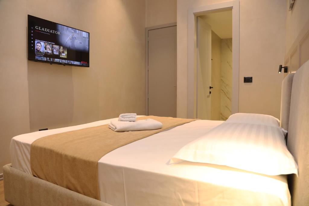 Postel nebo postele na pokoji v ubytování Z art Hotel
