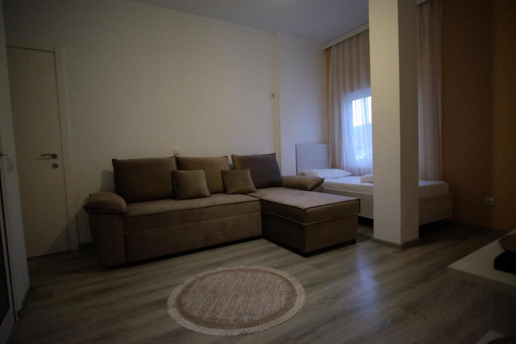 Posezení v ubytování Molla Apartments