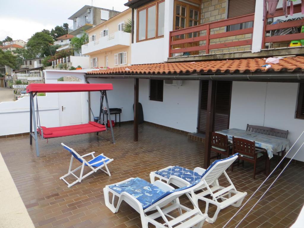 Balkón alebo terasa v ubytovaní Apartments Makjanić