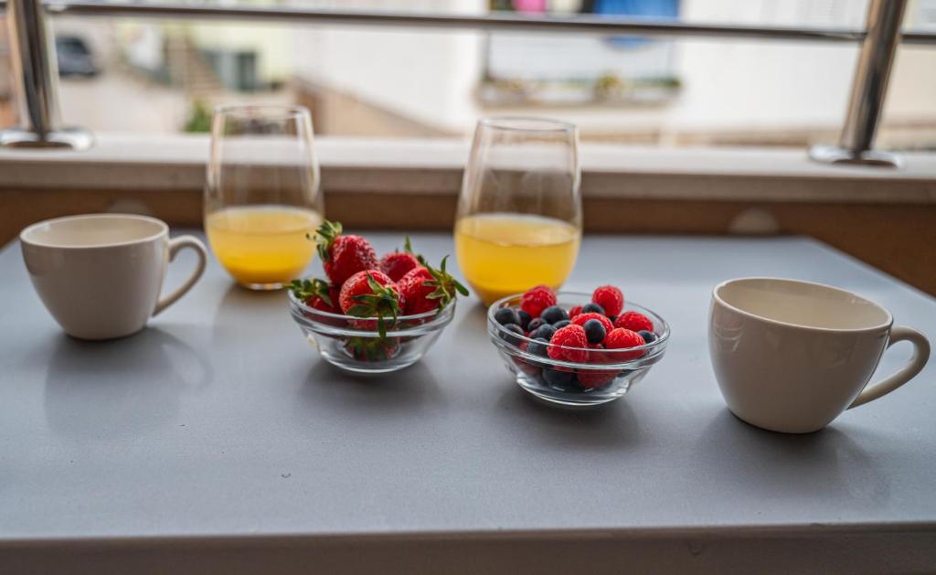 Možnosti snídaně pro hosty v ubytování Apartmani Rita