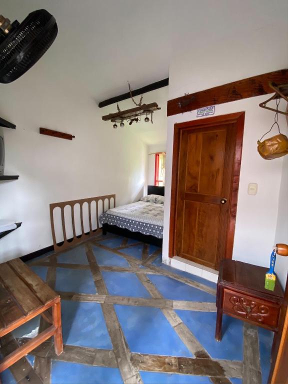 Postel nebo postele na pokoji v ubytování Finca hotel tierra grata