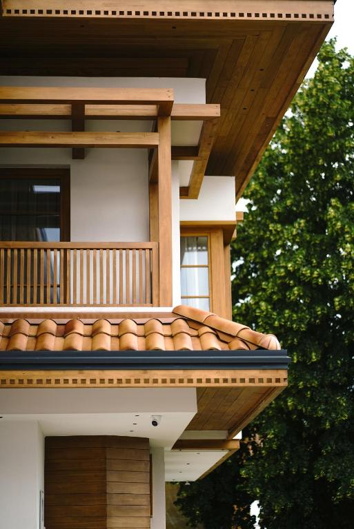 Balkón nebo terasa v ubytování Hotel Baškuća Sarajevo