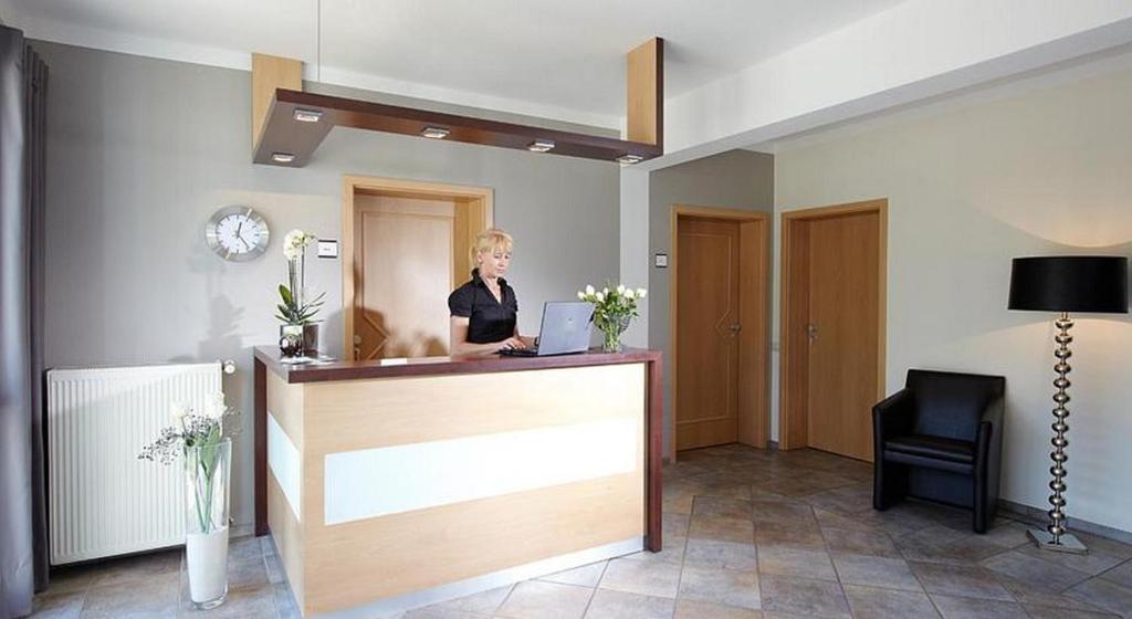 TV a/nebo společenská místnost v ubytování Hotel Waldblick Deppe