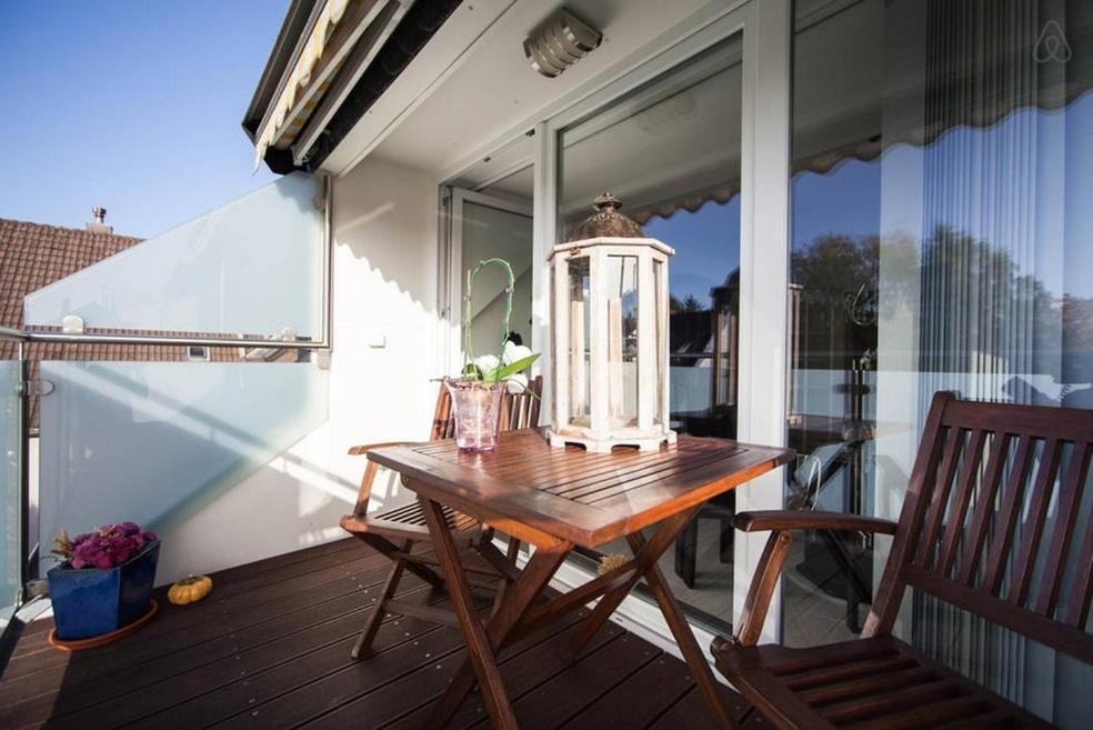 Een balkon of terras bij Apartment Orchidee