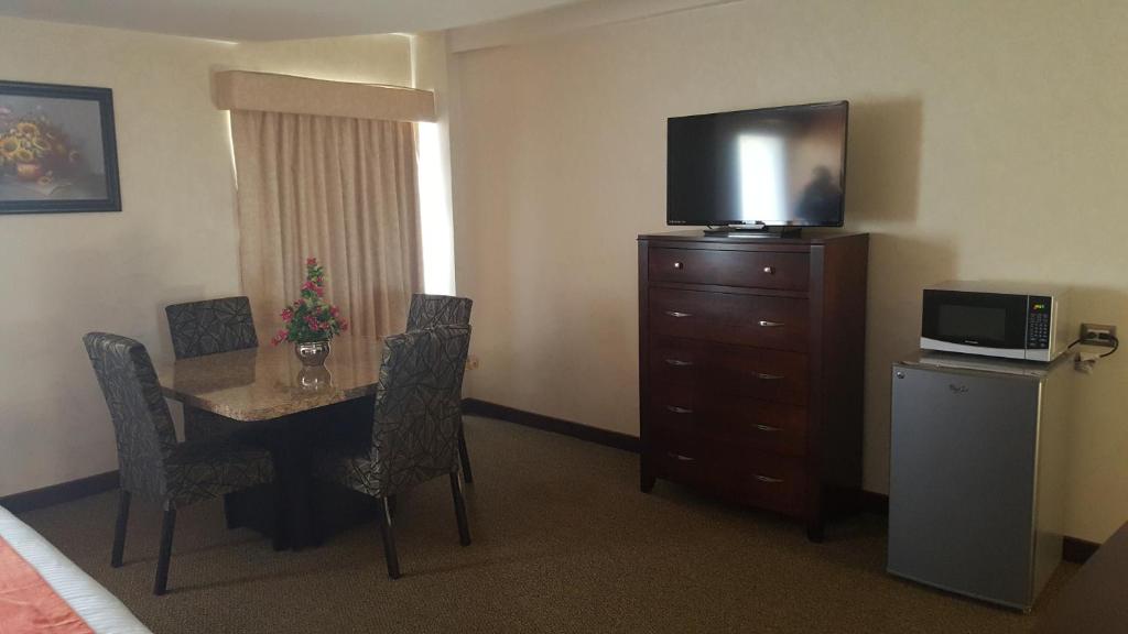 Kuchyň nebo kuchyňský kout v ubytování Hotel Don Ruben
