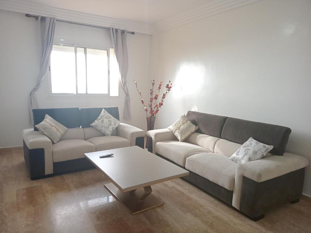 Bel appart 3p vue sur mer休息區