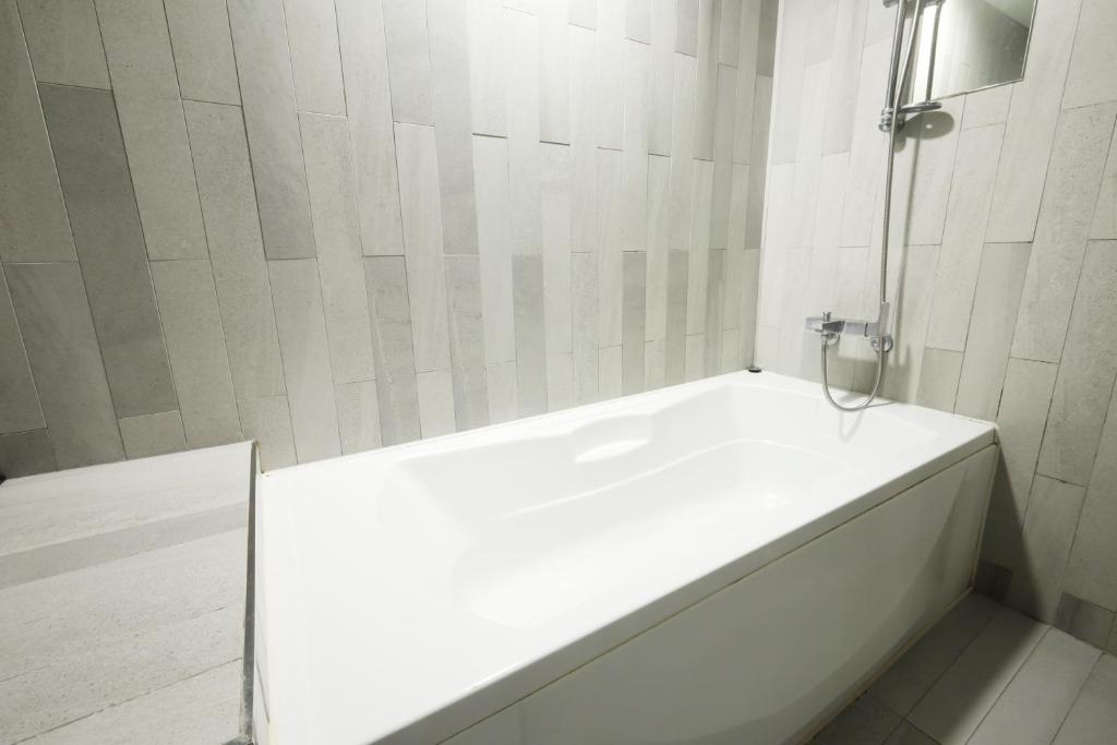 Koupelna v ubytování Ignis Hotel