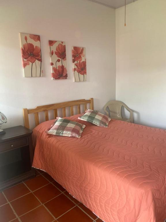 Postel nebo postele na pokoji v ubytování La Casa de Luzma