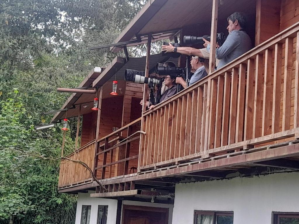 Balkón nebo terasa v ubytování Sendero de las aves