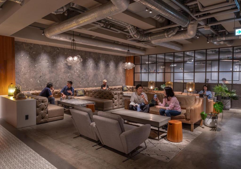 Posezení v ubytování The Millennials Kyoto