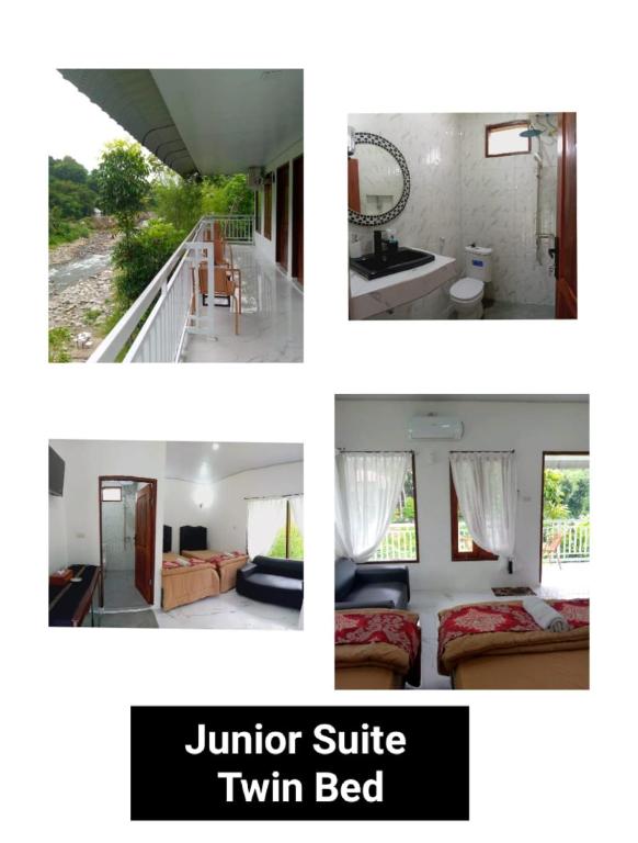 New The Heritage Resort & Restaurant Bukit Lawang - Deluxe Double Or Twin Room With River View