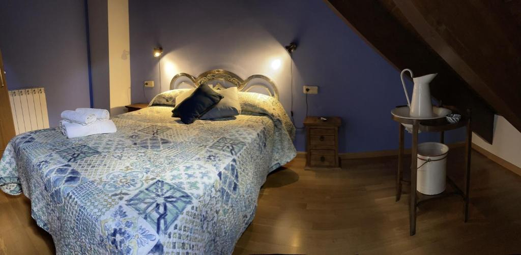 A bed or beds in a room at Rincón de bachatos