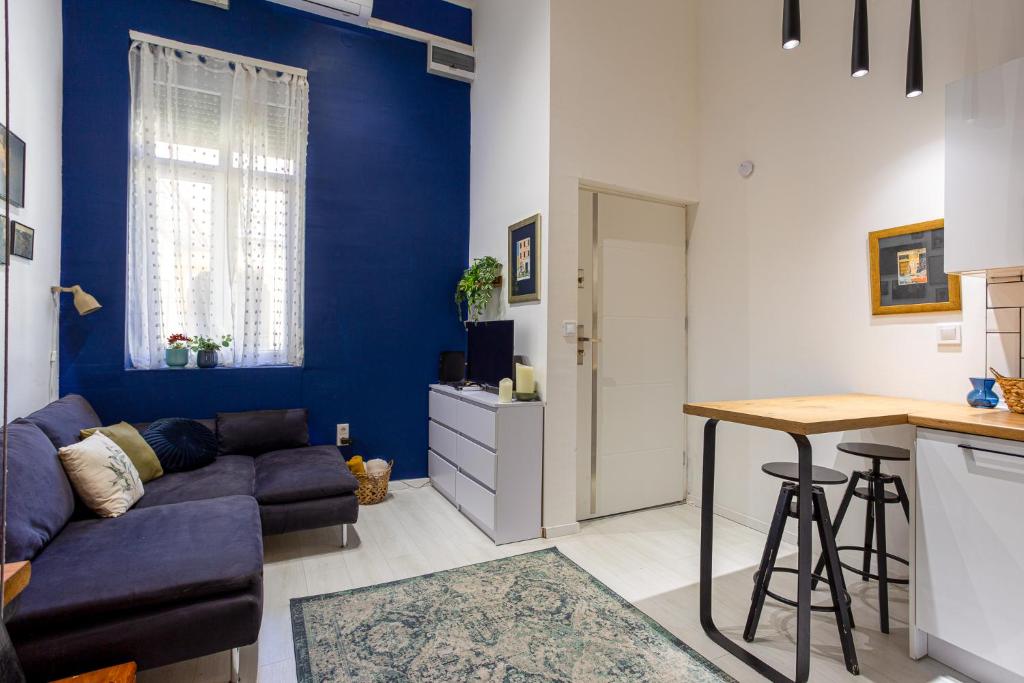 Zona de estar de Cozy Corner in the city center