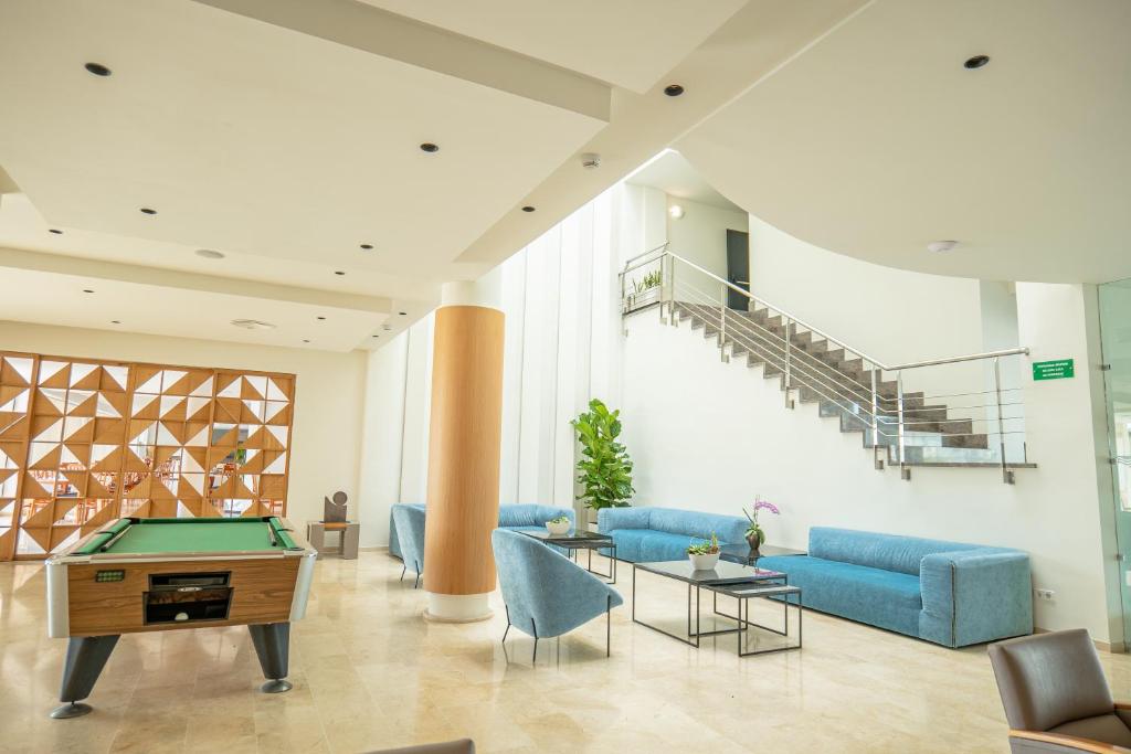 Posezení v ubytování Aparthotel Dunes Platja