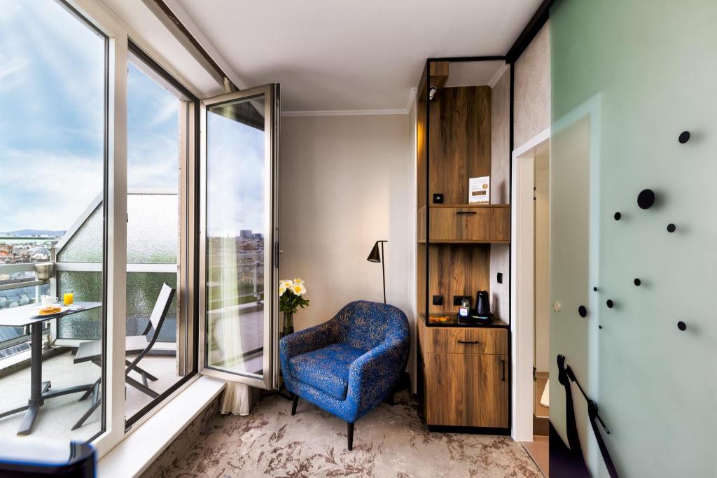 Istumisnurk majutusasutuses Hotel Am Parkring