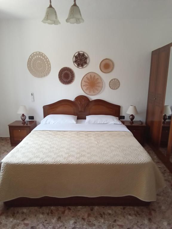 Voodi või voodid majutusasutuse Eni's Villa, 5km From Shengjini Beach toas