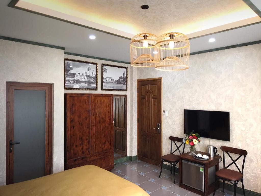 TV/trung tâm giải trí tại Free Style Hotel Dalat