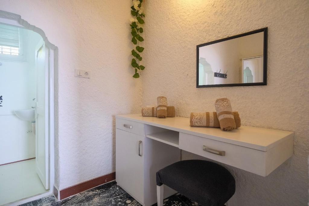 Koupelna v ubytování İMREN'S OTEL
