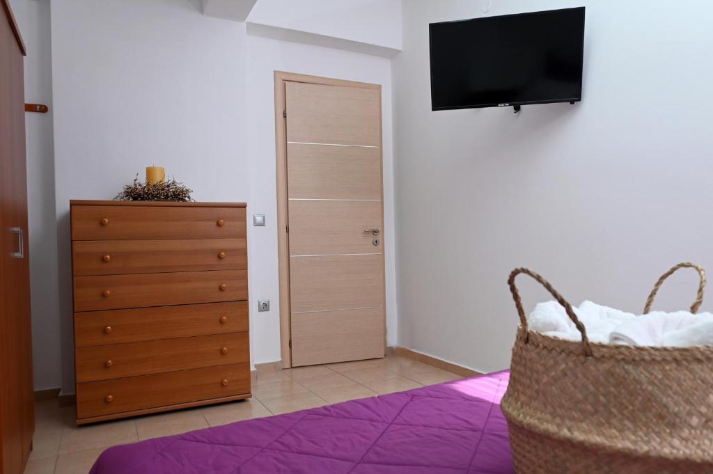 TV a/nebo společenská místnost v ubytování Oasis Lower Ground Floor Apartment
