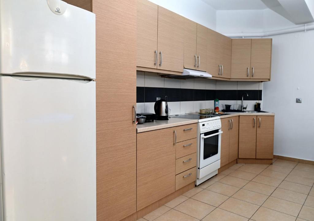 Kuchyň nebo kuchyňský kout v ubytování Oasis Lower Ground Floor Apartment