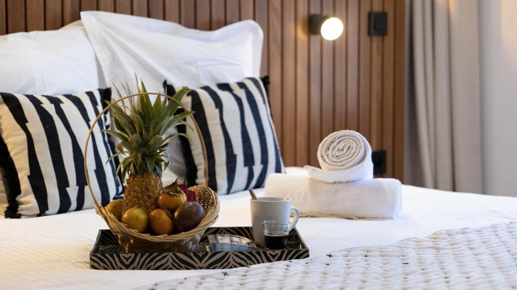 Postel nebo postele na pokoji v ubytování Maison Le Patio