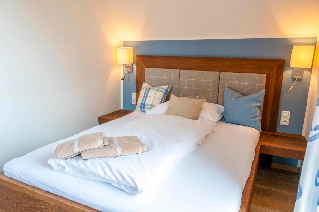 Postel nebo postele na pokoji v ubytování Winzerzimmer Scharl