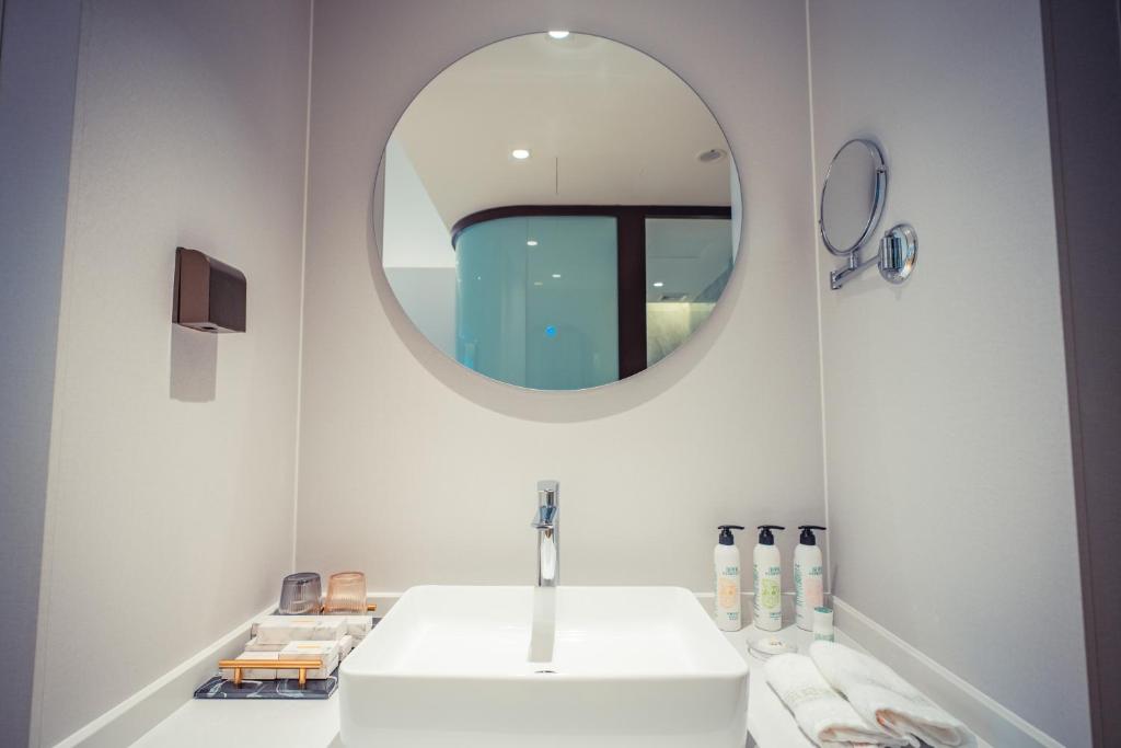 Koupelna v ubytování Yun Qi Hotel
