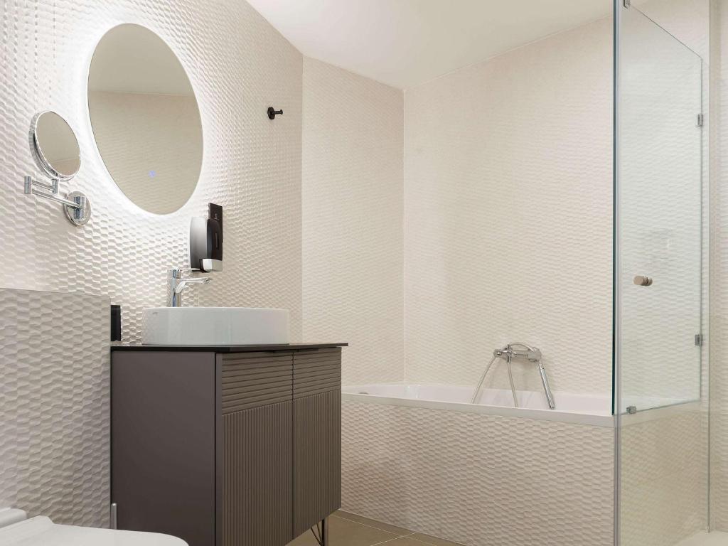 Koupelna v ubytování Aparthotel Adagio Malta Central