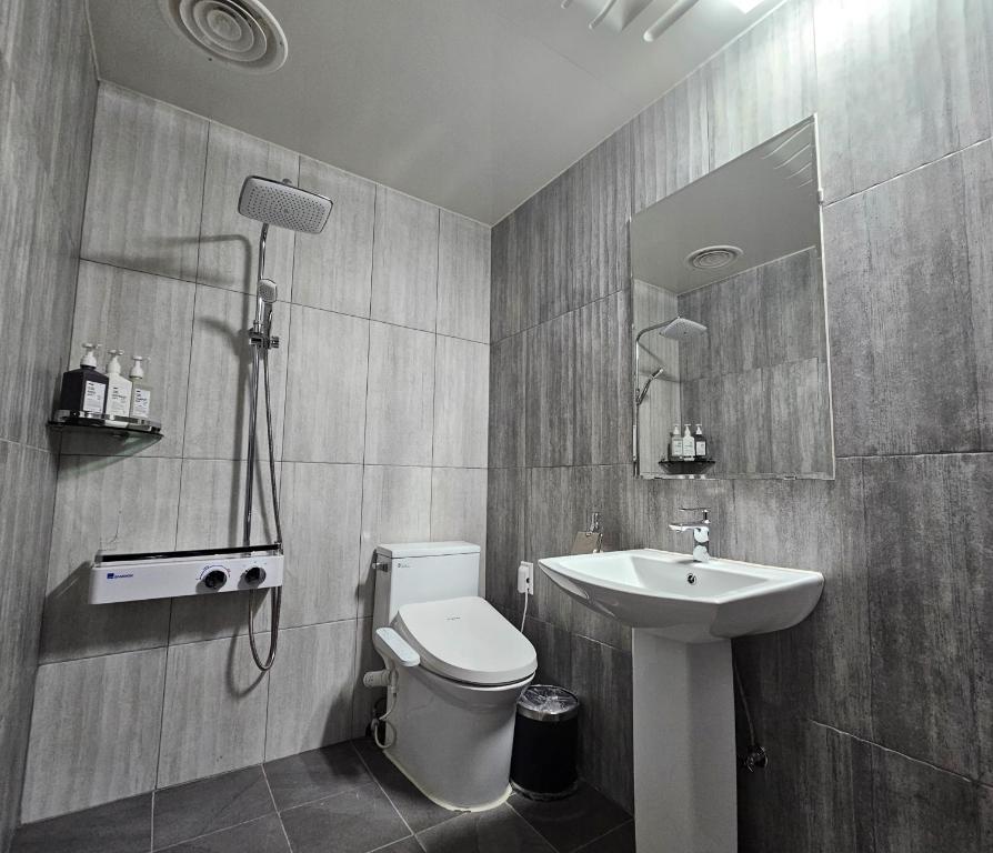 Koupelna v ubytování HOTEL ViA