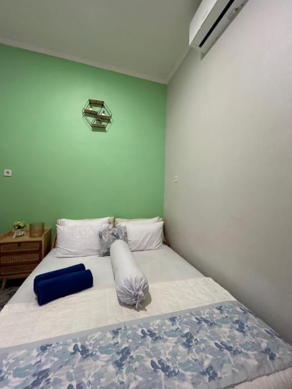 Postel nebo postele na pokoji v ubytování Clamitan House